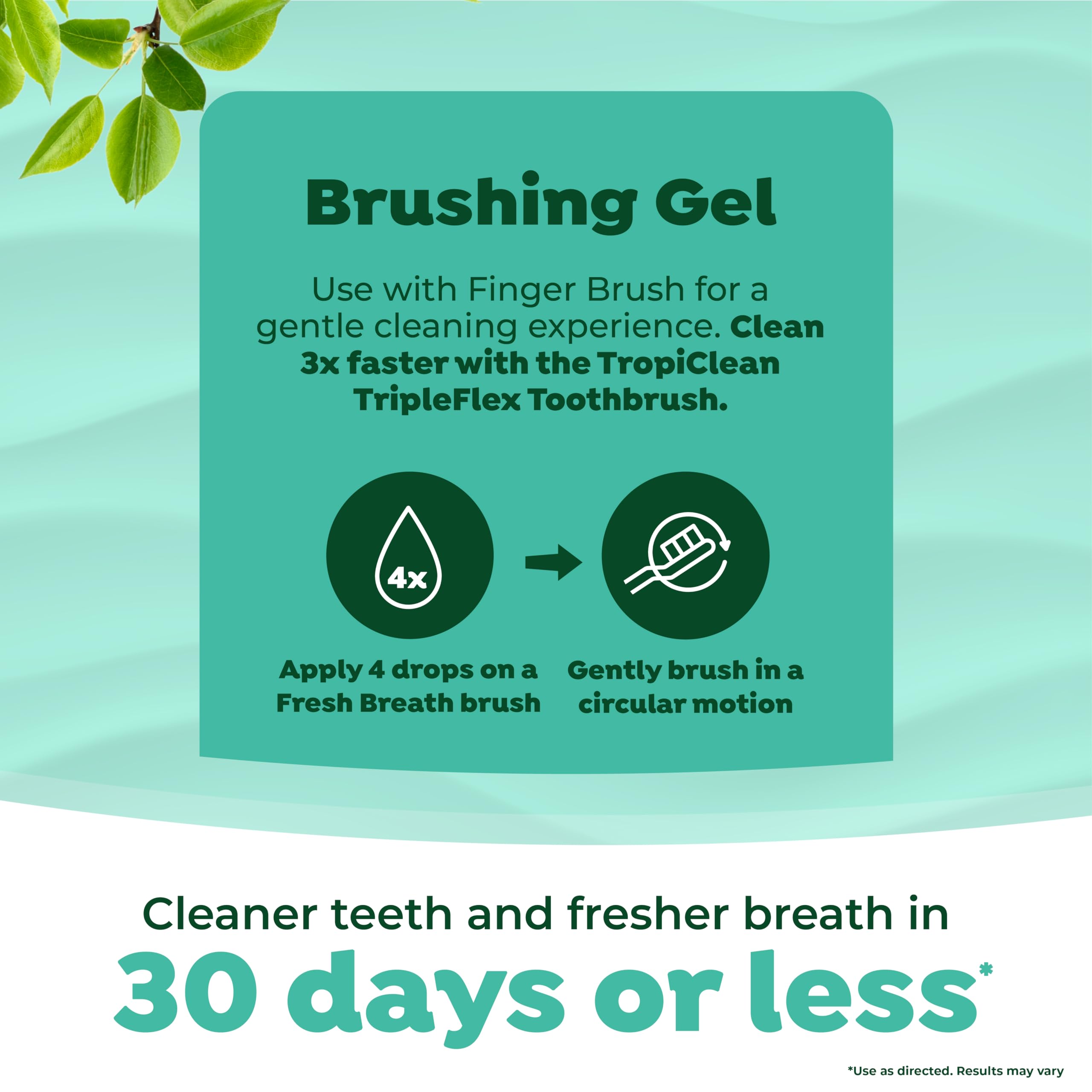 Foto 6 pulgar | Kit De Cuidado Bucal Tropiclean Fresh Breath Puppy Con Cepillo De Dientes - Venta Internacional.