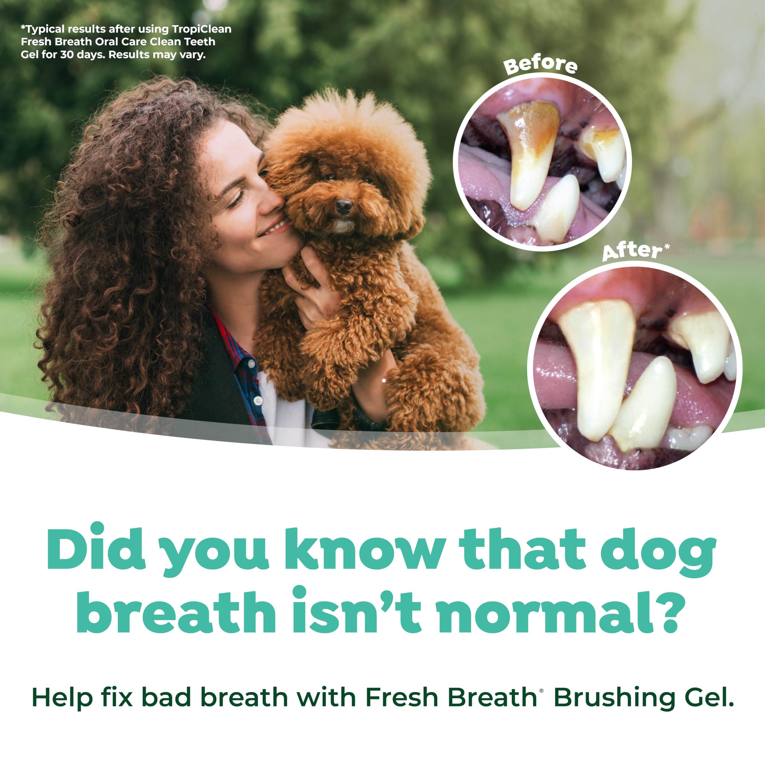 Foto 7 pulgar | Kit De Cuidado Bucal Tropiclean Fresh Breath Puppy Con Cepillo De Dientes - Venta Internacional.