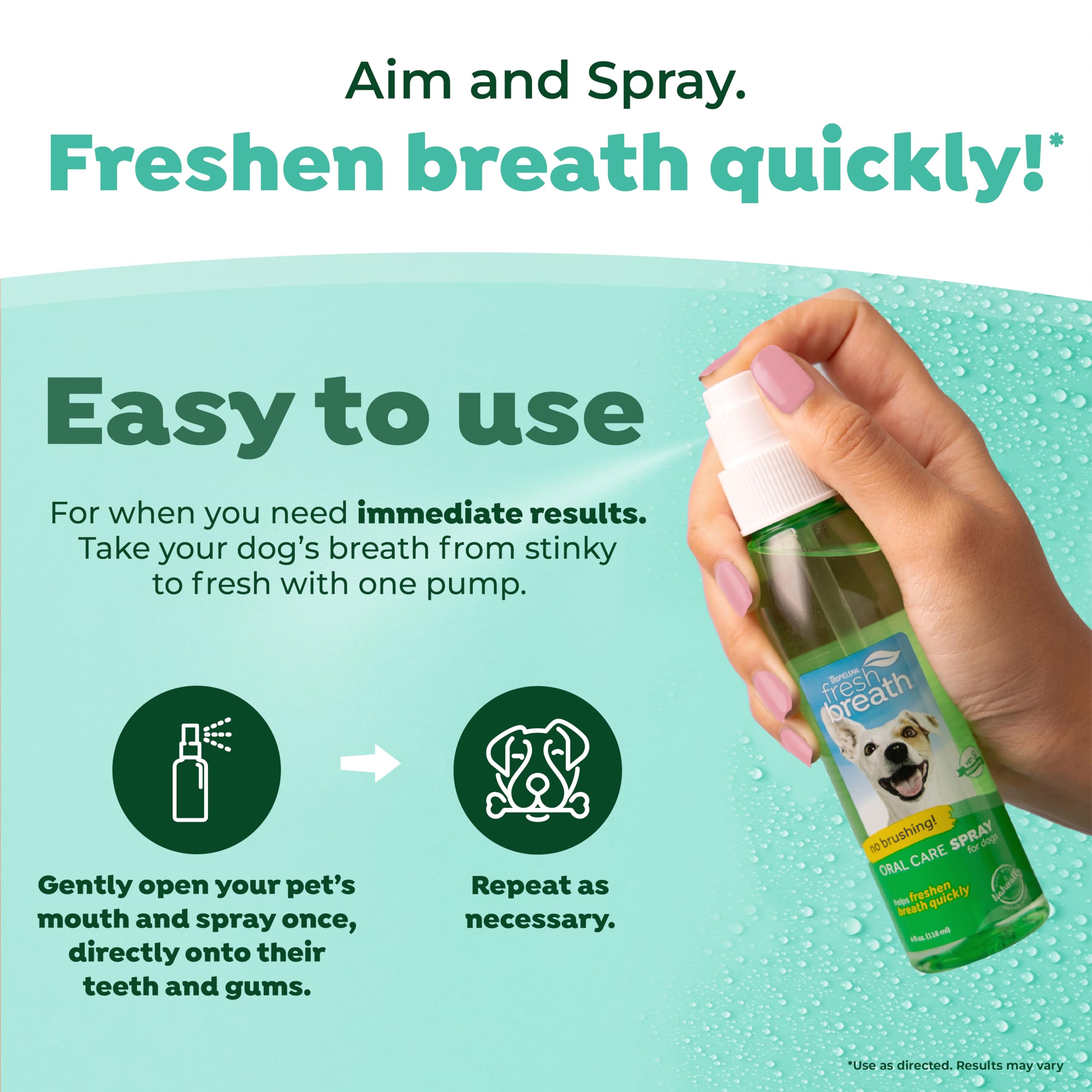 Foto 4 pulgar | Spray Ambientador Tropiclean Fresh Breath Para Perros Y Gatos - Venta Internacional.