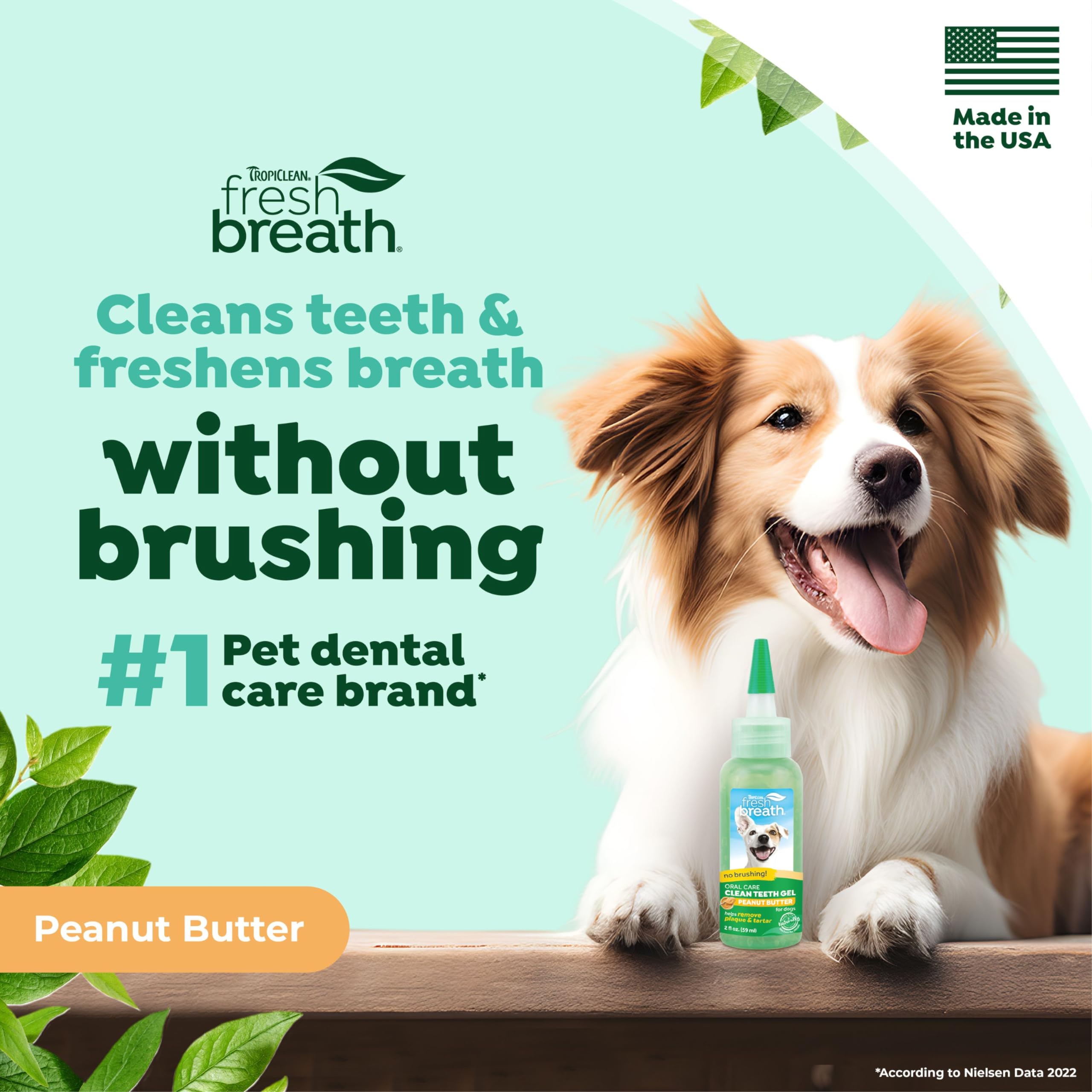 Foto 3 pulgar | Pasta De Dientes Para Perros Tropiclean Fresh Breath Sin Cepillo, Gel Dental - Venta Internacional.