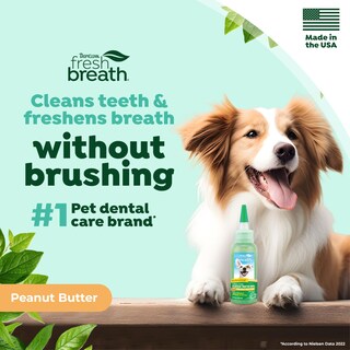Foto 2 | Pasta De Dientes Para Perros Tropiclean Fresh Breath Sin Cepillo, Gel Dental - Venta Internacional.