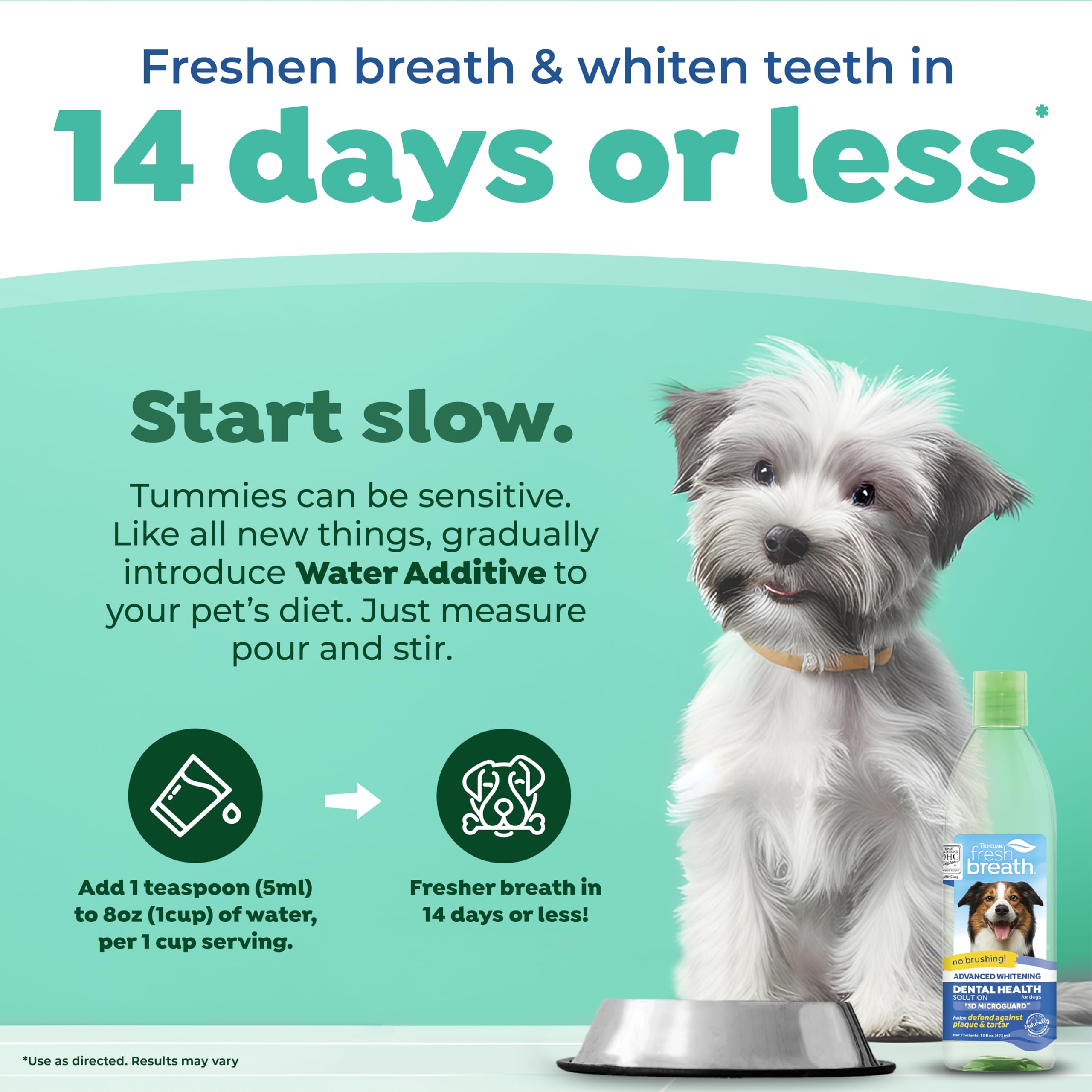 Foto 4 pulgar | Aditivo De Agua Para El Cuidado Bucal De Perros Tropiclean Fresh Breath 480 Ml - Venta Internacional.