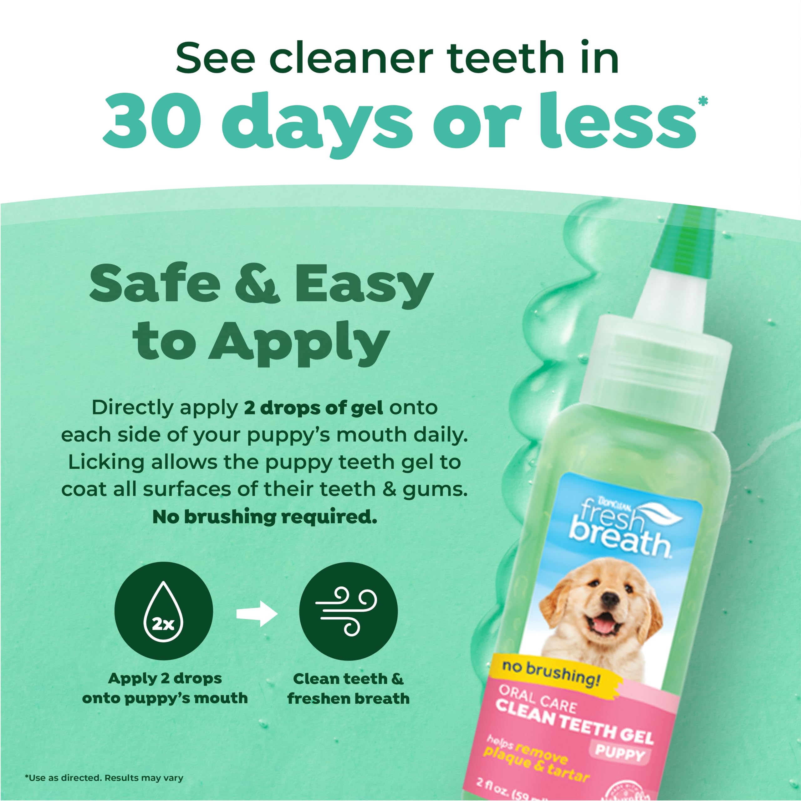 Foto 4 pulgar | Pasta De Dientes Tropiclean Fresh Breath Para Cachorros 60 Ml - Venta Internacional.