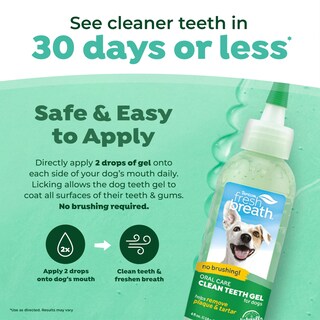 Foto 3 | Gel Dental para Perros Tropiclean Sin Cepillado 120 Ml- Venta Internacional