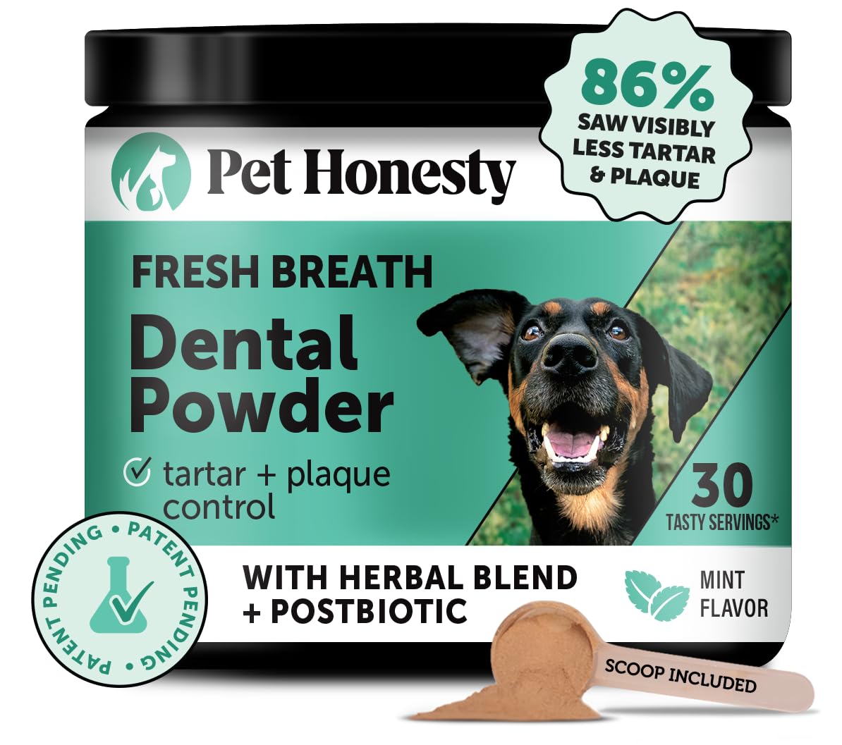 Foto 2 pulgar | Ambientador Dental En Polvo Para Perros Pet Honesty, 30 Porciones - Venta Internacional.
