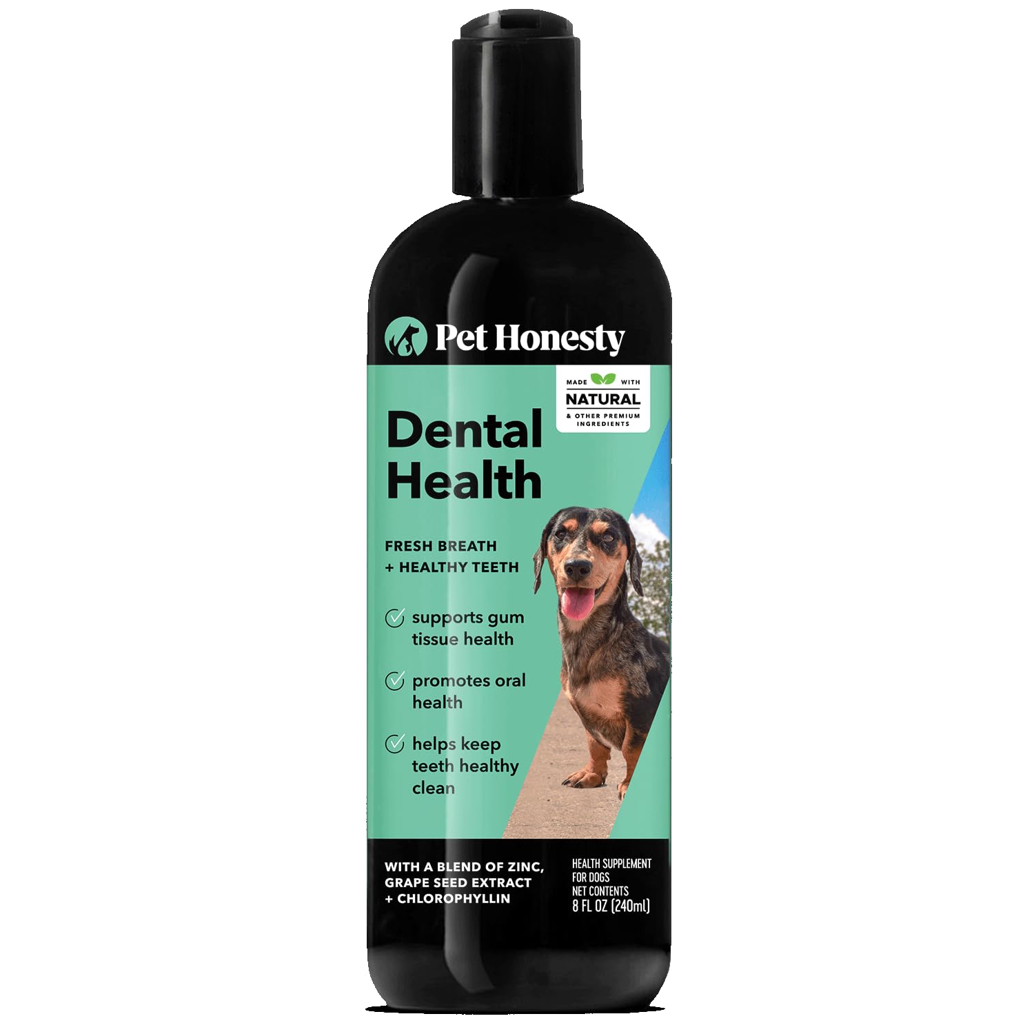 Foto 2 pulgar | Aditivo De Agua Dental Pet Honesty Para Higiene Bucal Para Perros, 240 Ml - Venta Internacional.