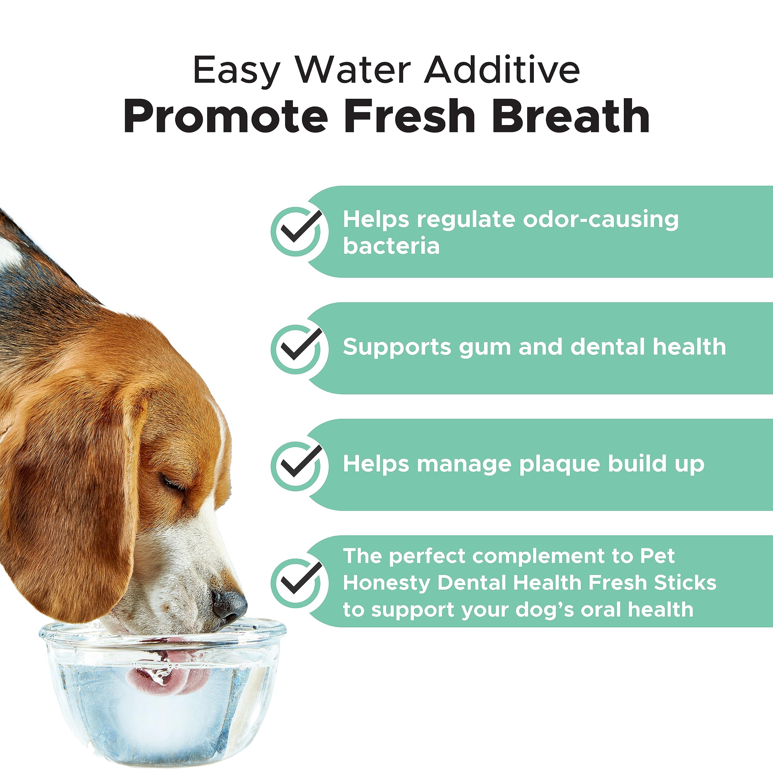 Foto 2 | Aditivo De Agua Dental Pet Honesty Para Higiene Bucal Para Perros, 240 Ml - Venta Internacional.
