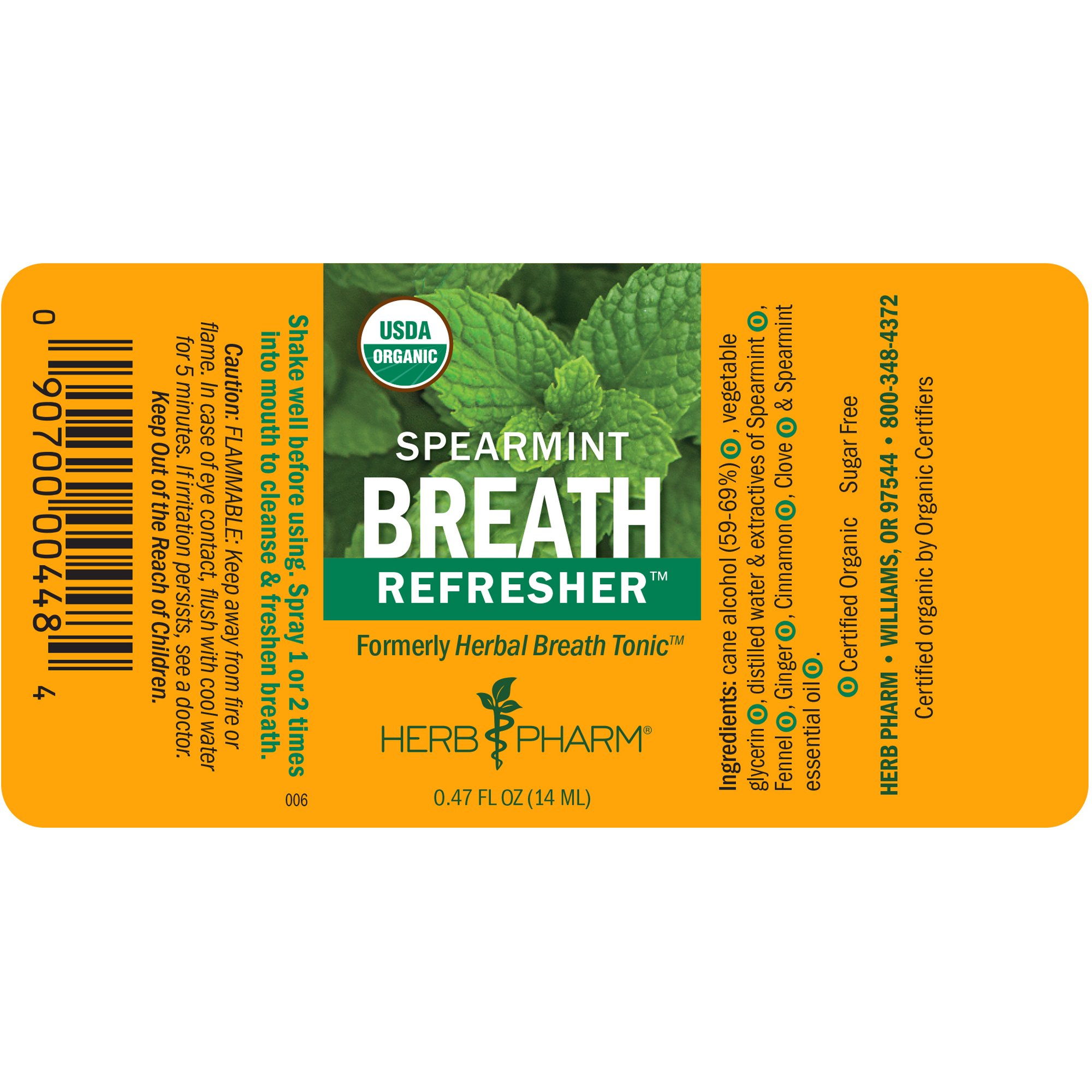 Foto 6 pulgar | Aerosol Refrescante Para El Aliento Herb Pharm Breath Fresh  15 Ml  Orgánico - Venta Internacional.