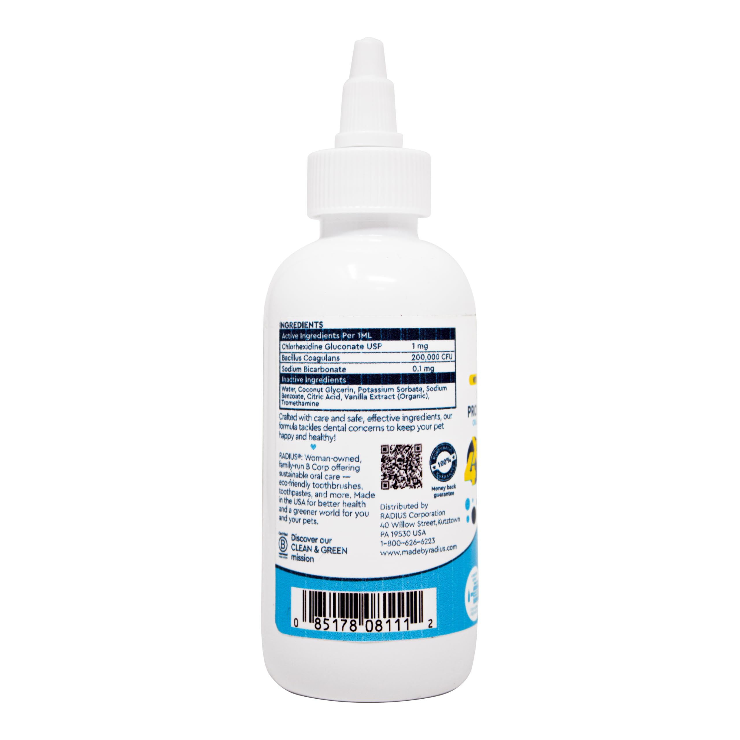 Foto 4 pulgar | Aditivo De Agua Dental Radius Oralpro+ Probiótico Para Mascotas 120 Ml - Venta Internacional.