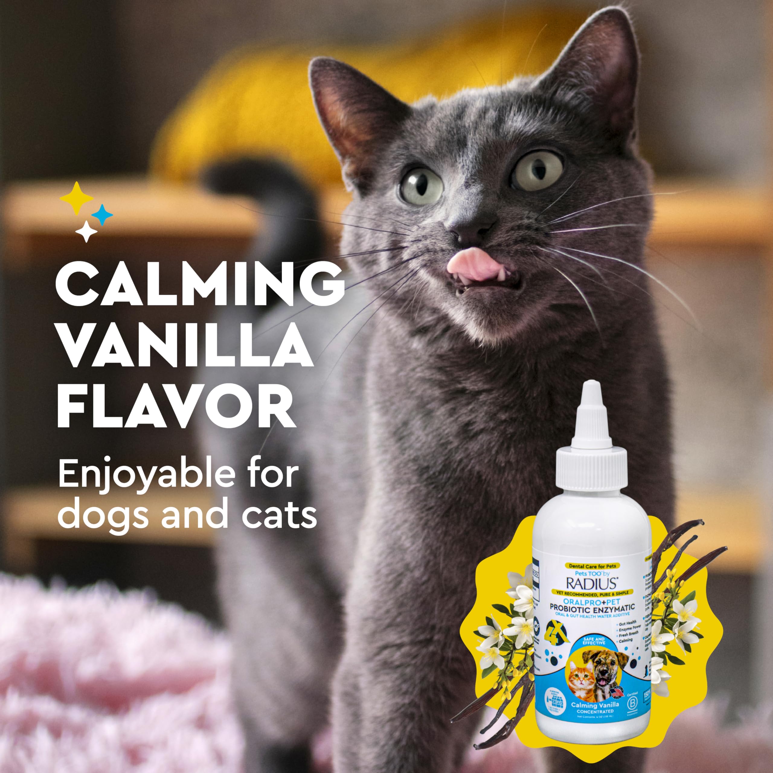 Foto 7 pulgar | Aditivo De Agua Dental Radius Oralpro+ Probiótico Para Mascotas 120 Ml - Venta Internacional.