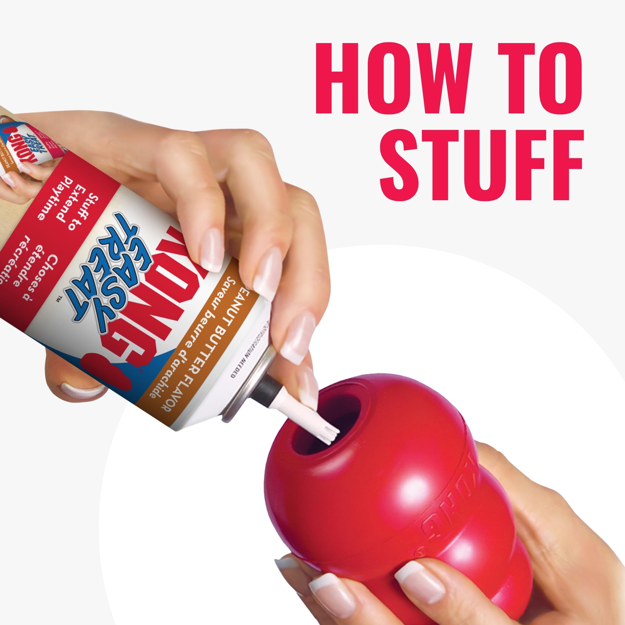 Foto 5 | Dog Toy Kong Classic, Relleno Con Mantequilla De Cacahuete Fácil De Tratar - Venta Internacional.