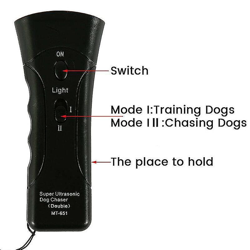 Foto 5 pulgar | Dispositivo Antiladridos Ultrasónico Para Adiestramiento De Perros Huoguo - Venta Internacional.
