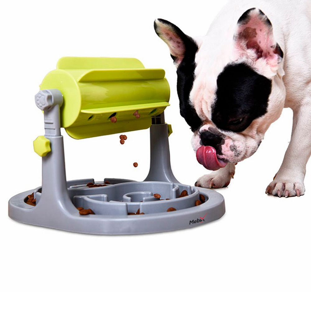 Foto 3 | Comedero Giratorio Lento Para Perros Con Altura Ajustable