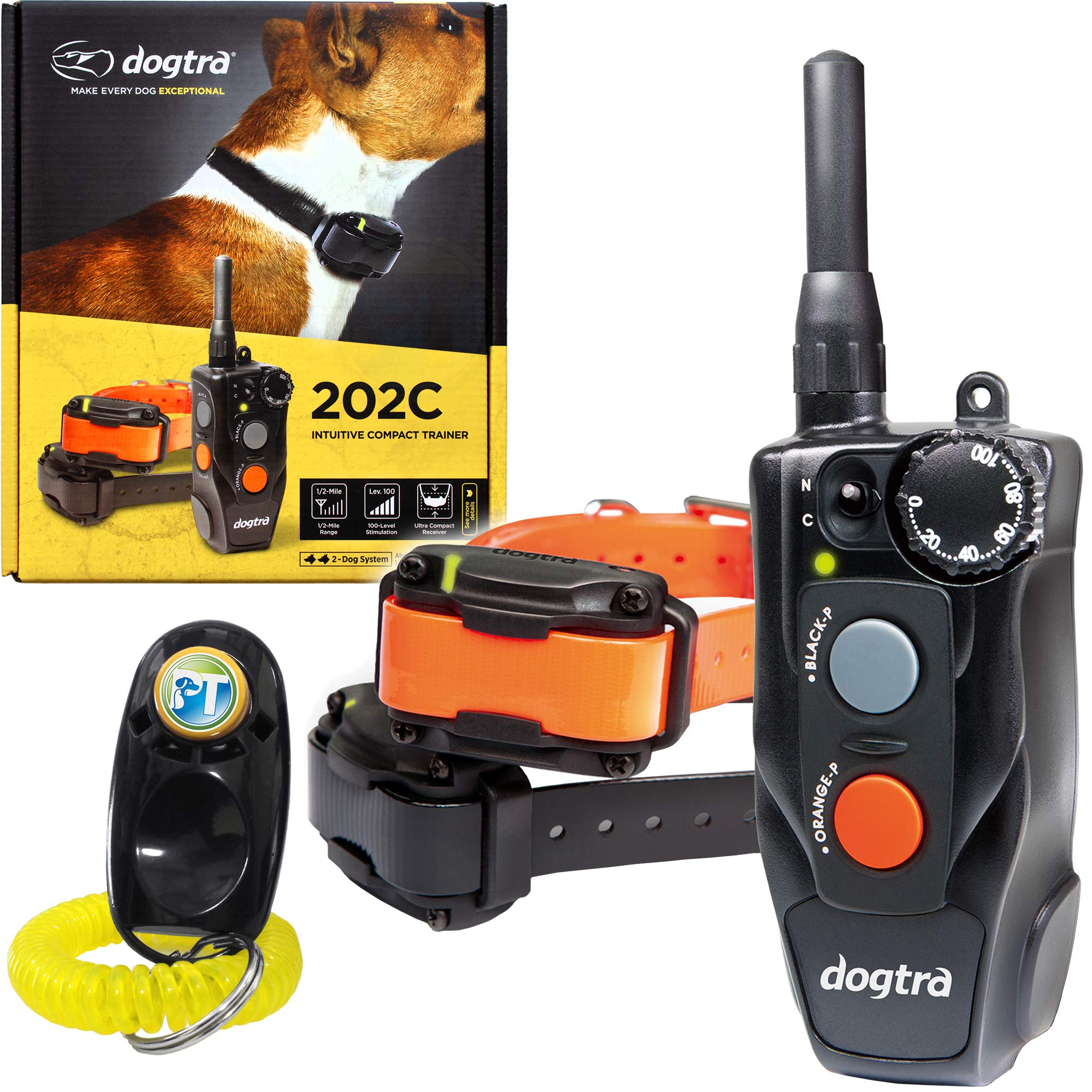 Foto 2 pulgar | Collar Electrónico De Entrenamiento Remoto Dogtra 202c Para 2 Perros, Alcance 800 M - Venta Internacional.