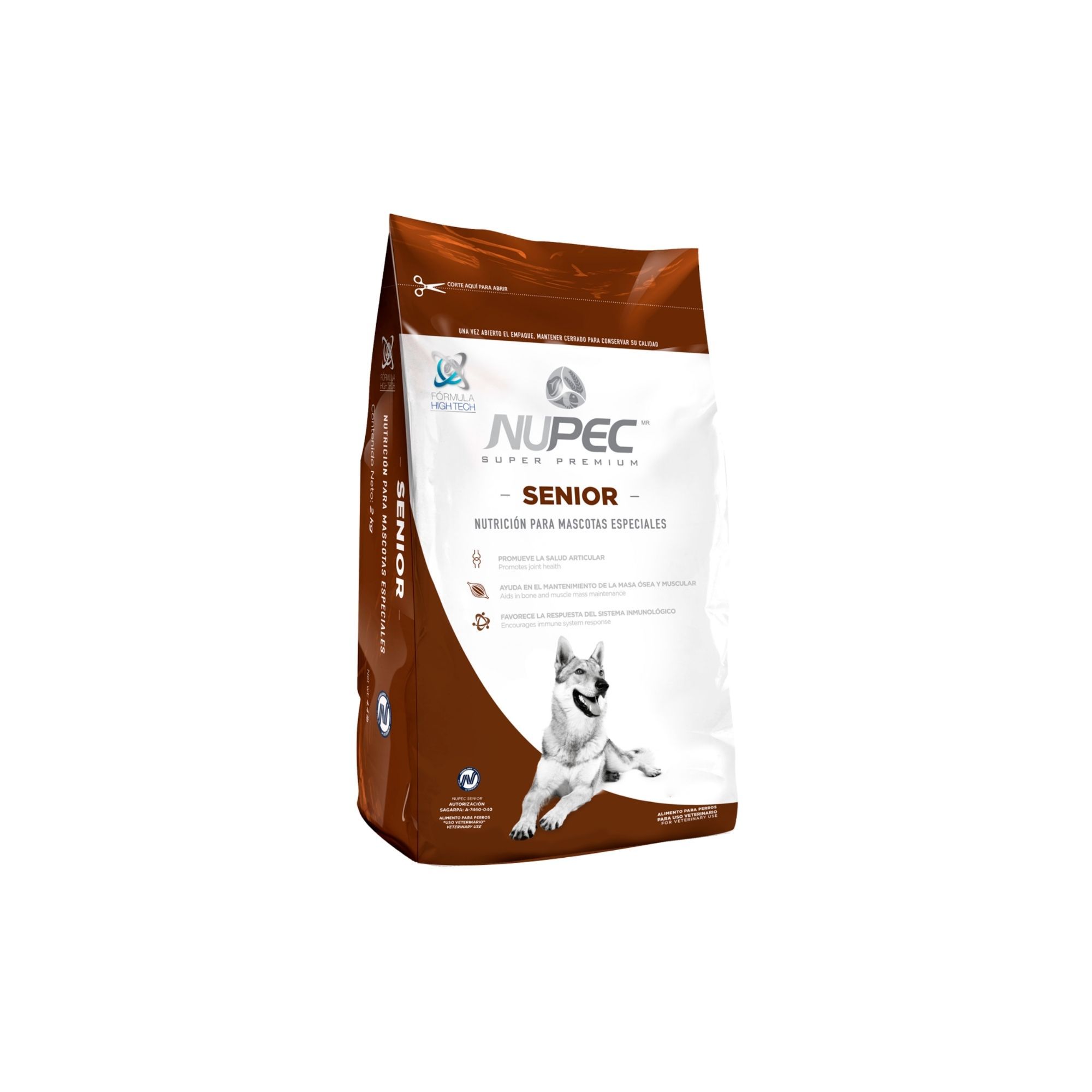Foto 2 pulgar | Alimento para Perro Nupec Senior 8 Kg