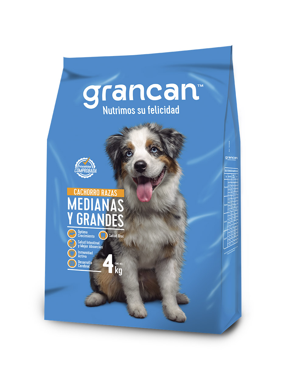 Croqueta Grancan Cachorro Para Razas Medianas Y Grandes 4 Kg