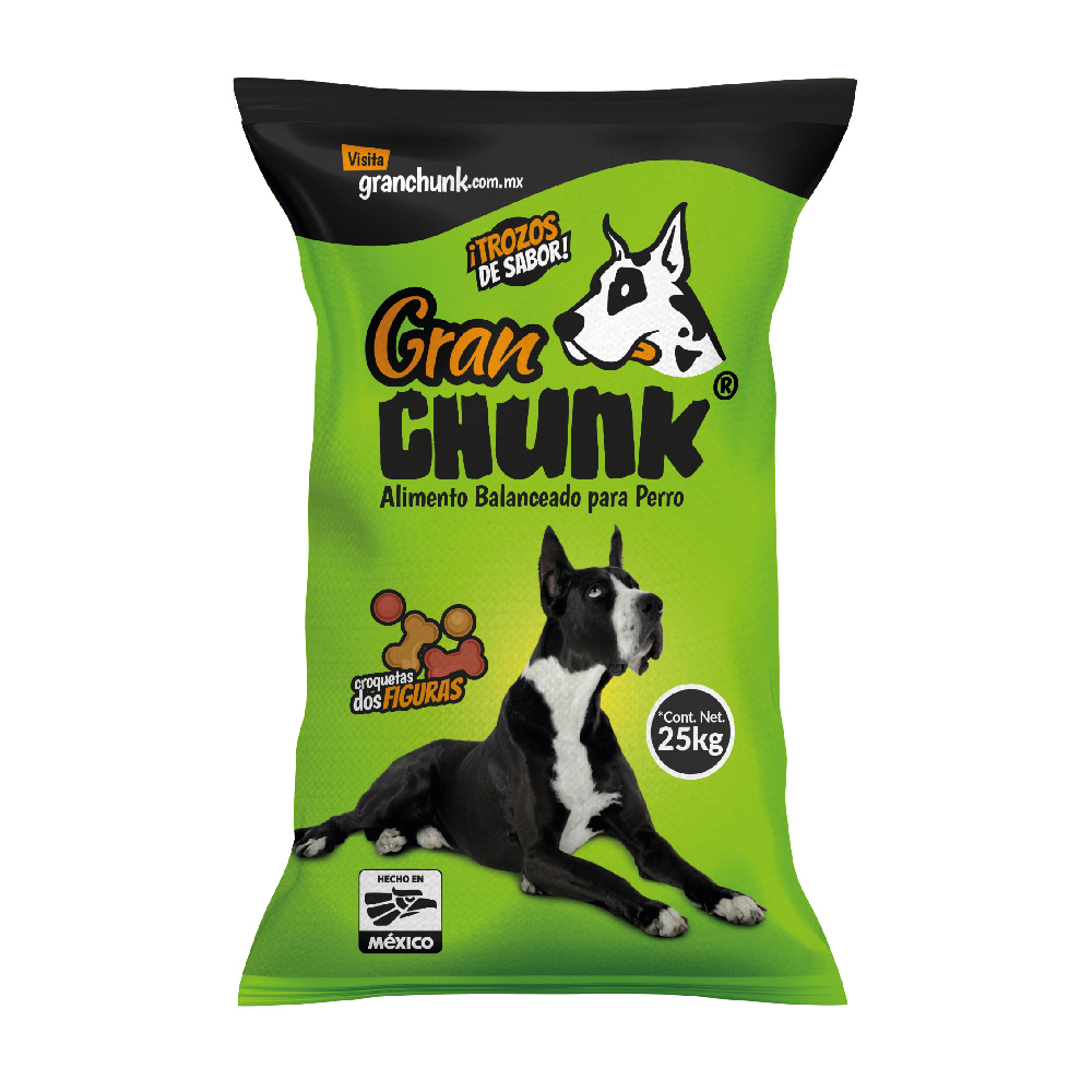 Croqueta Para Perros Adultos Granchunk 25 Kg