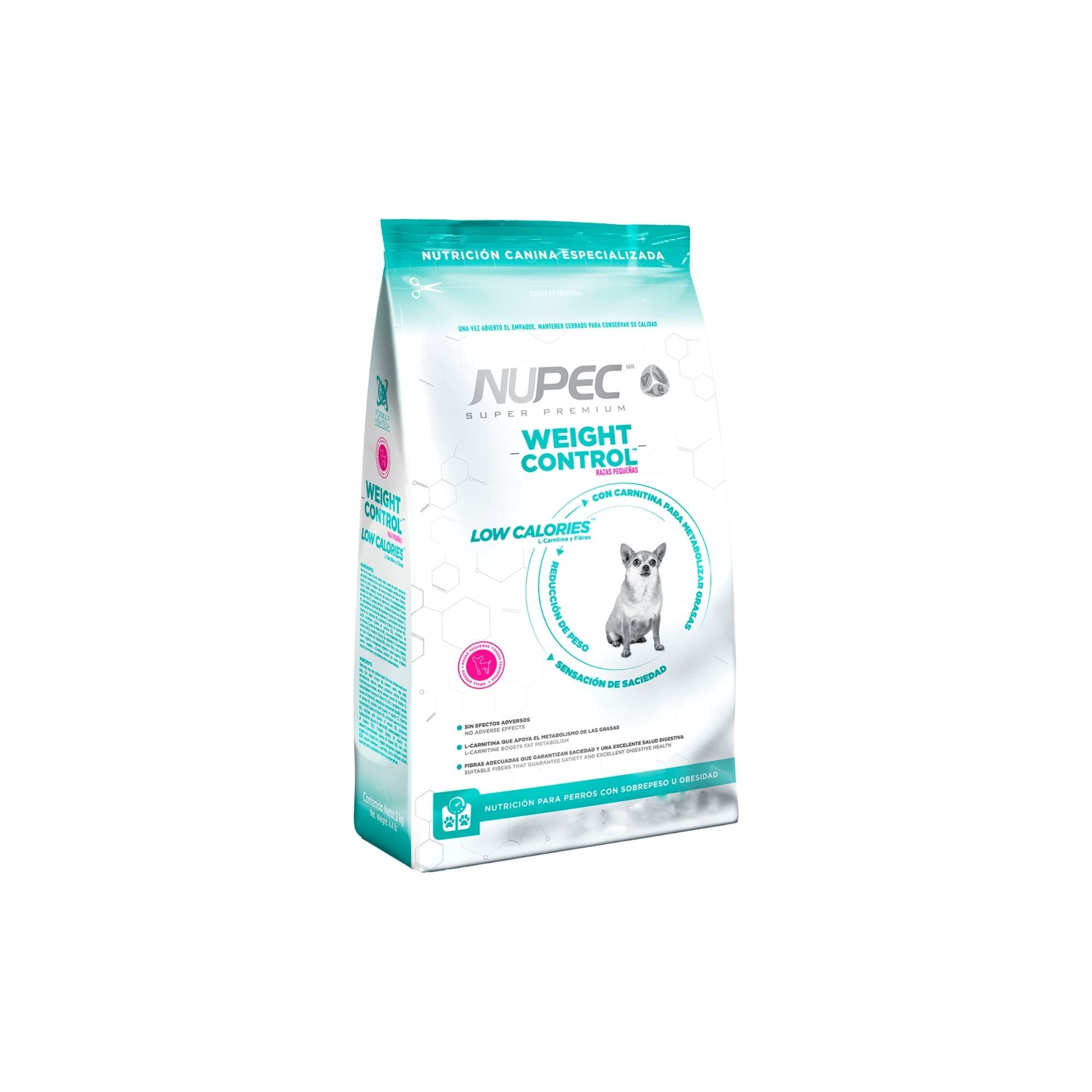 Alimento para Mascota Nupec Weight Control Raza Pequeña de 2 Kg