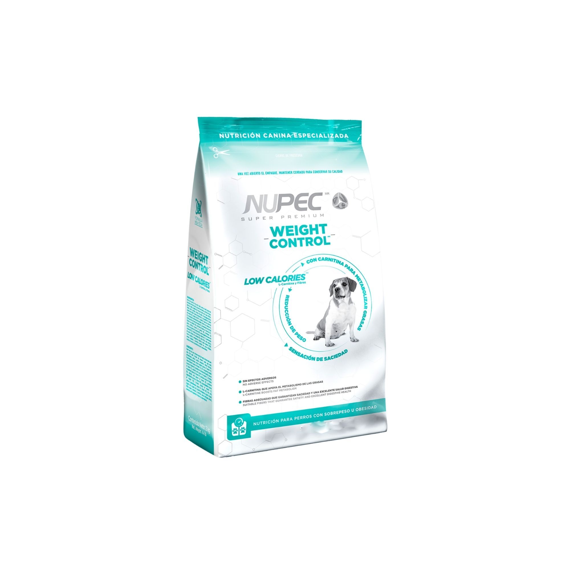 Foto 2 pulgar | Alimento Para Perro Weight Control Nupec 8 Kg
