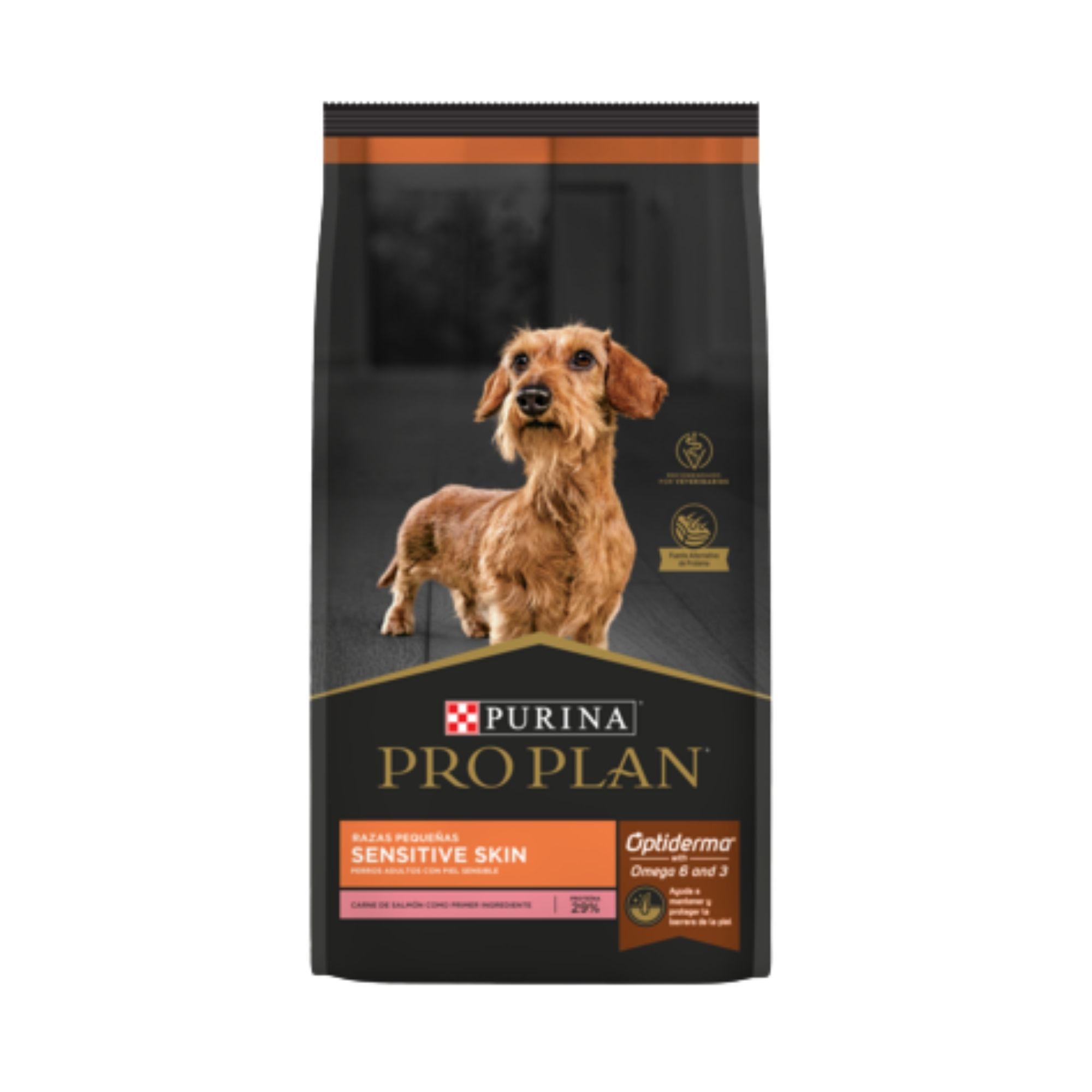 Alimento para Mascota de Piel Sensible Purina Pro Plan de 3 kg para Razas Pequeñas