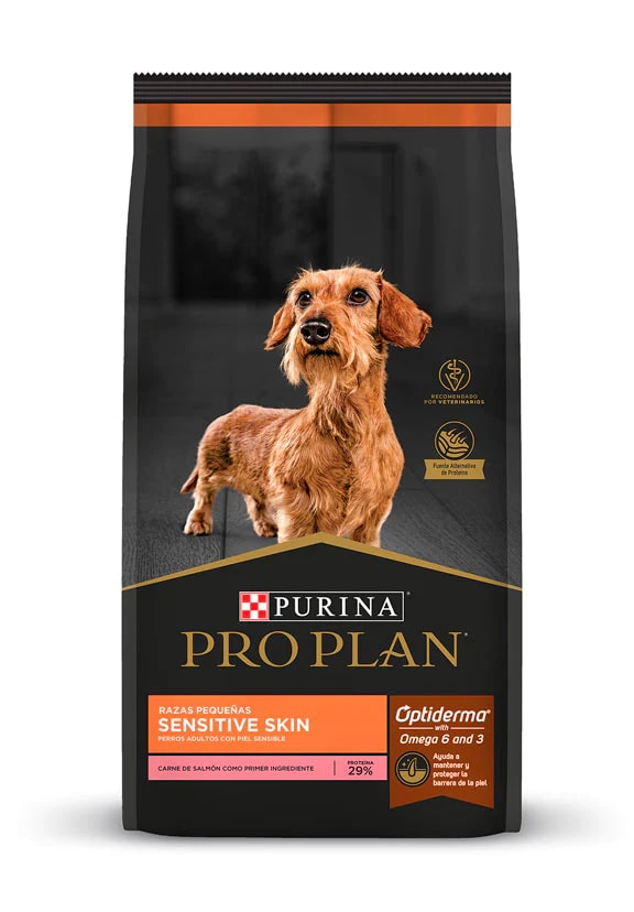 Alimento Para Perro Piel Sensible Adulto Raza Pequeña Purina Pro Plan 7.5 Kg $2,349