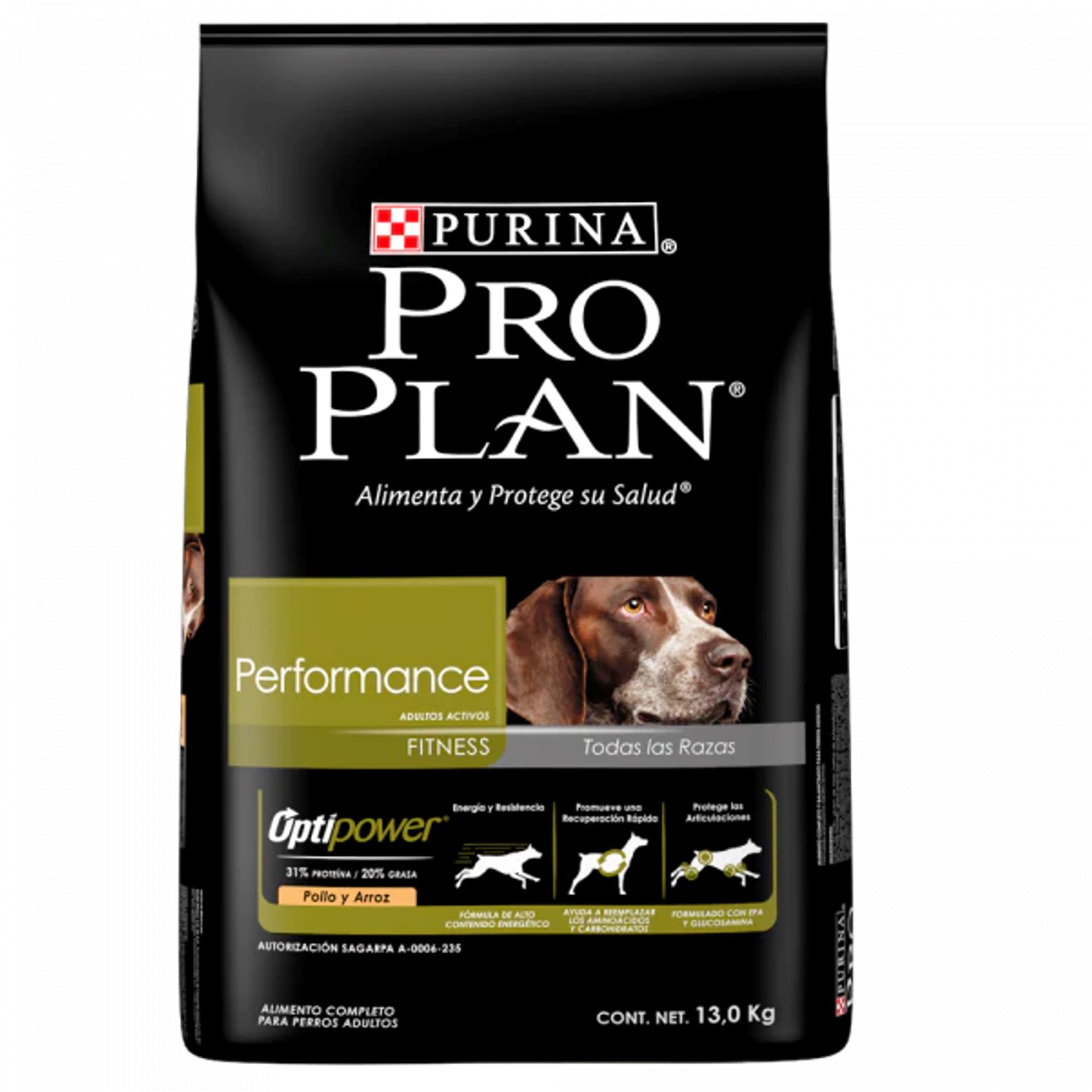 Alimento Para Perro Performance Para Perro Purina Pro Plan 13 Kg $3,259