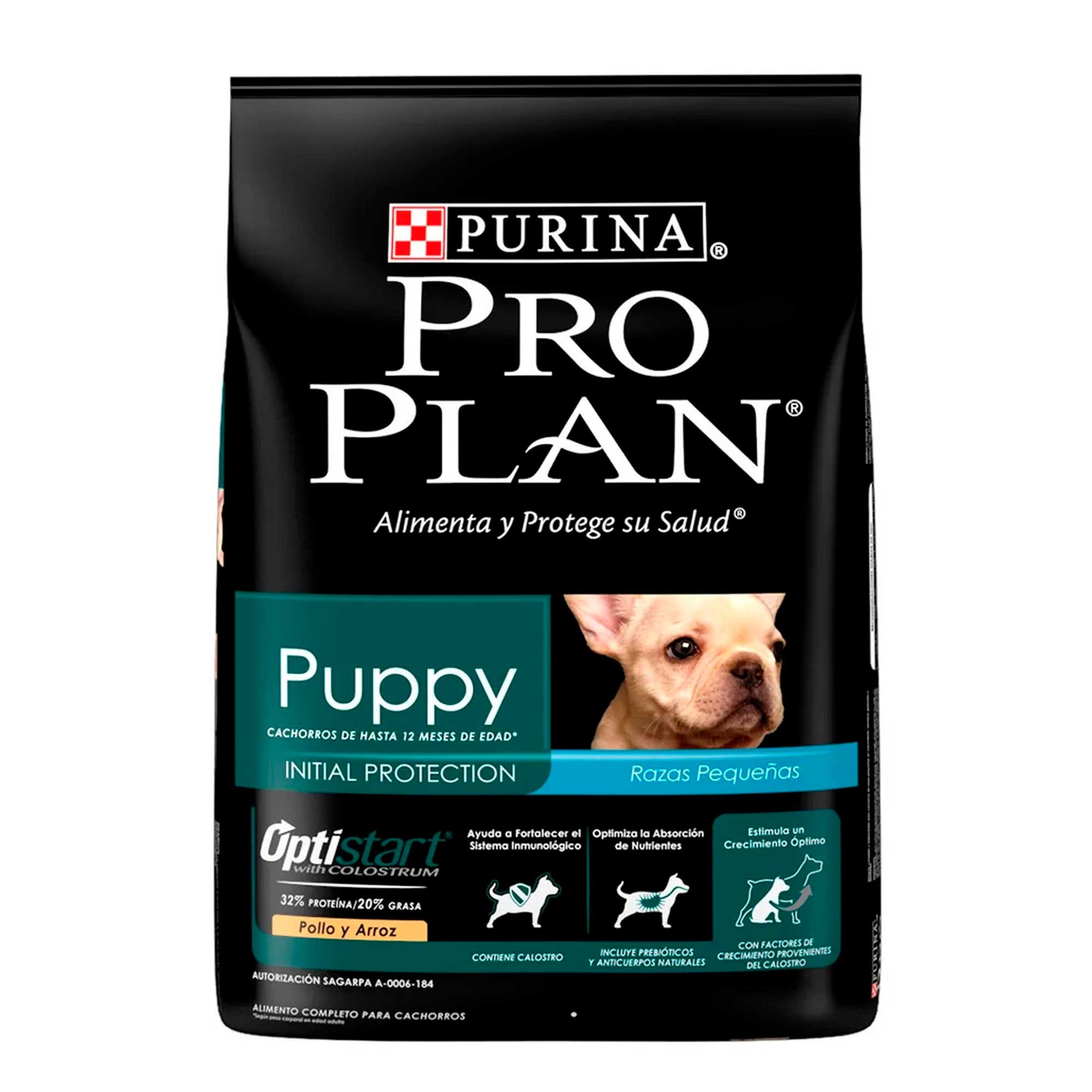 Foto 2 pulgar | Alimento Para Perro Cachorro Raza Pequeña Purina Pro Plan 1 Kg
