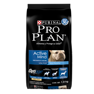 Foto 1 | Alimento Para Perro Activemind Raza Pequeña Purina Pro Plan 1 Kg