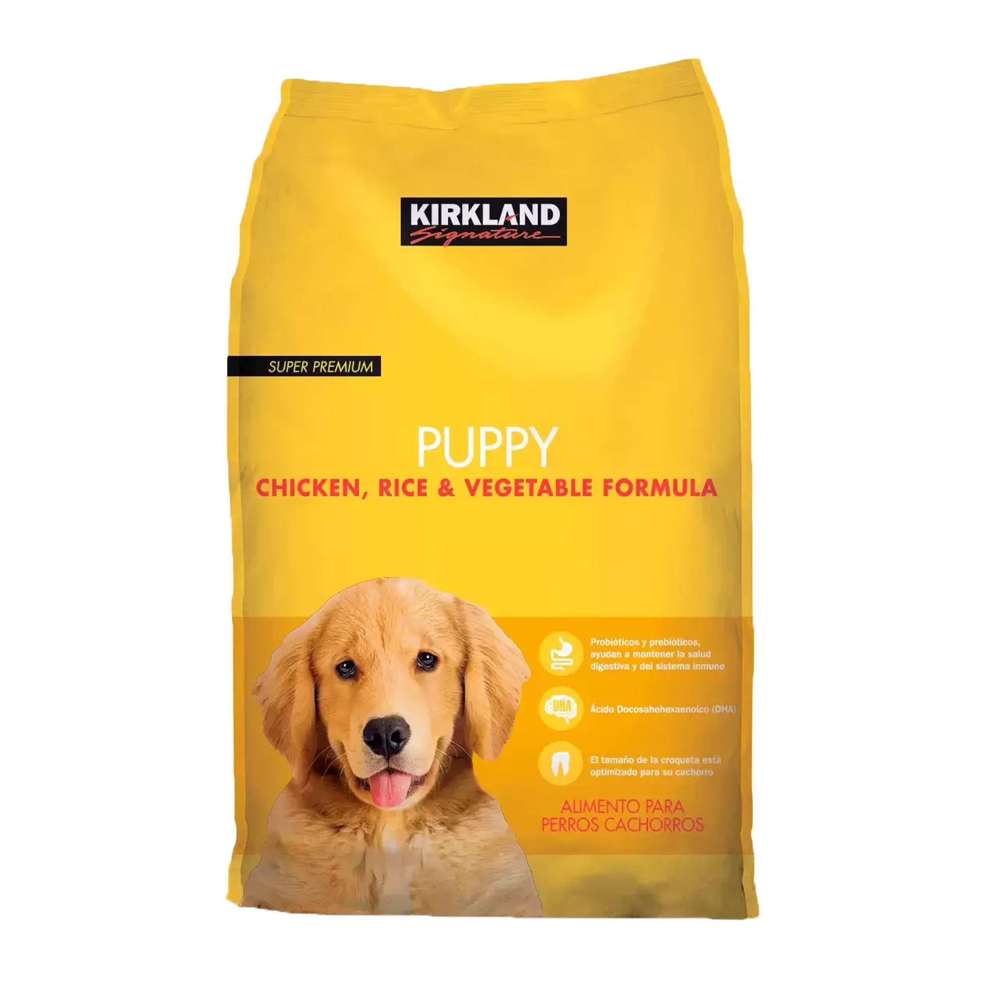 Alimento Super Premium Para Perro Pollo - Arroz Y Vegetales Kirkland Cachorros 9.07 Kg