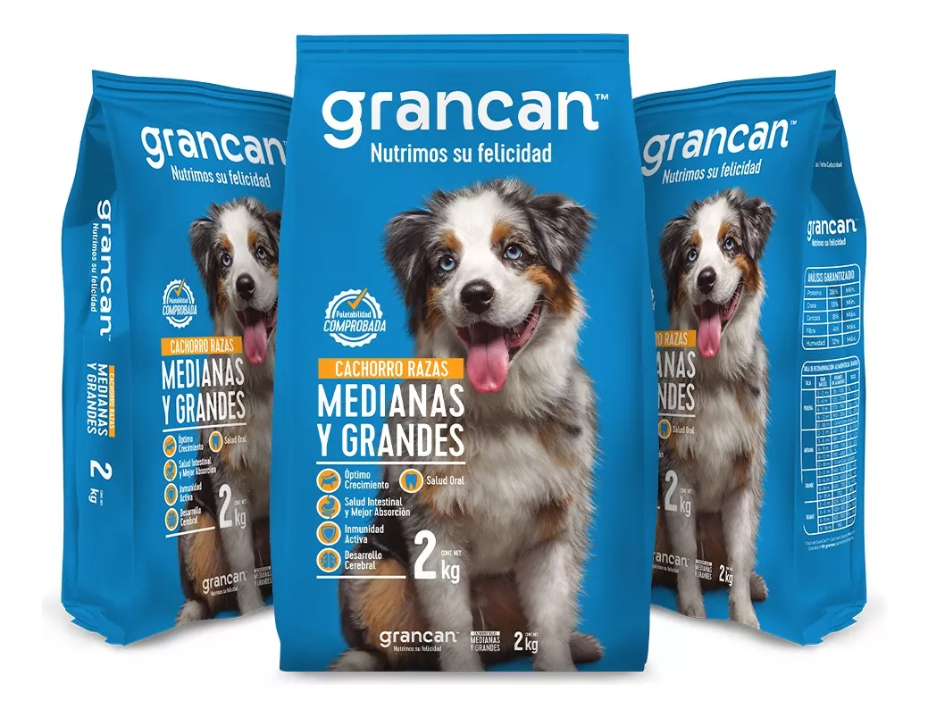 Croqueta Grancan Cachorro Raza Mediana Y Grande Pack 6 Kg