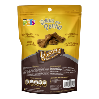 Foto 2 | Fancy Pets Yummy Galletas Sabor Chocolate Para Perro Con 100 Gramos, Con Vitaminas Y Minerales