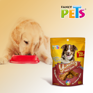Foto 4 | Fancy Pets Yummy Galletas Sabor Tocino Para Perro Con 100 Gramos, Con Vitaminas Y Minerales