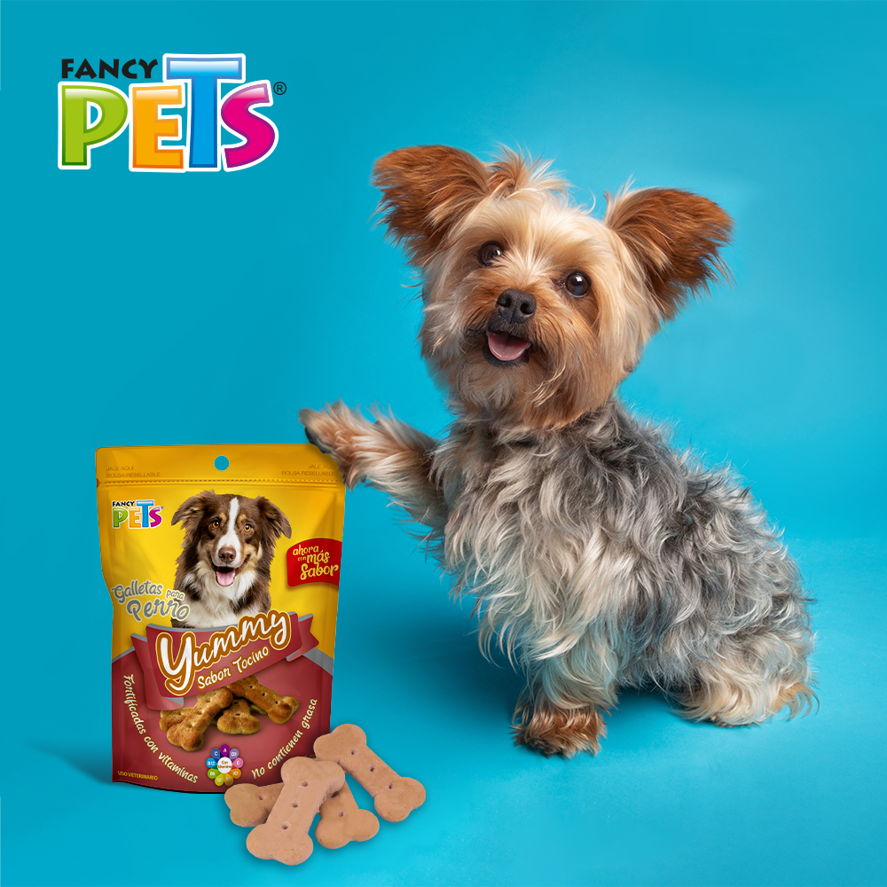 Foto 6 pulgar | Fancy Pets Yummy Galletas Sabor Tocino Para Perro Con 100 Gramos, Con Vitaminas Y Minerales