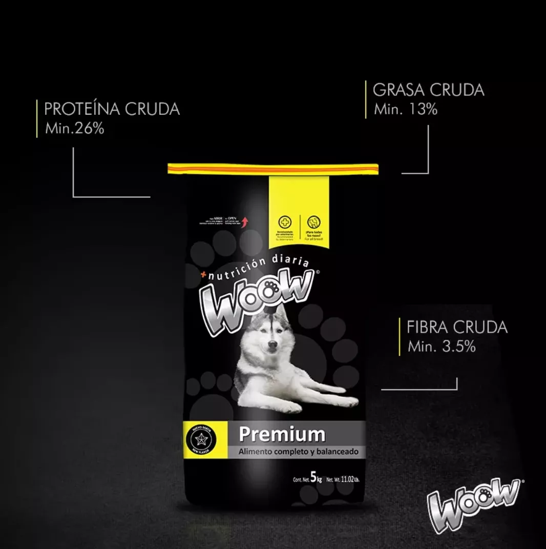 Foto 4 pulgar | Croquetas Premium Woow De 15 Kg para Perro
