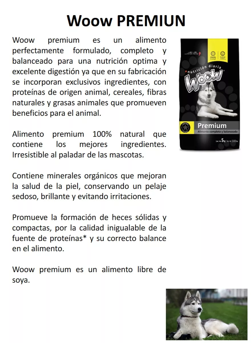Foto 6 pulgar | Croquetas Premium Woow De 15 Kg para Perro