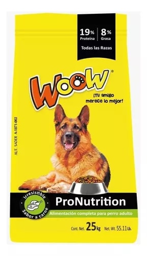 Croquetas Ppara Perro Woow Pro Nutrition 25 kg $989