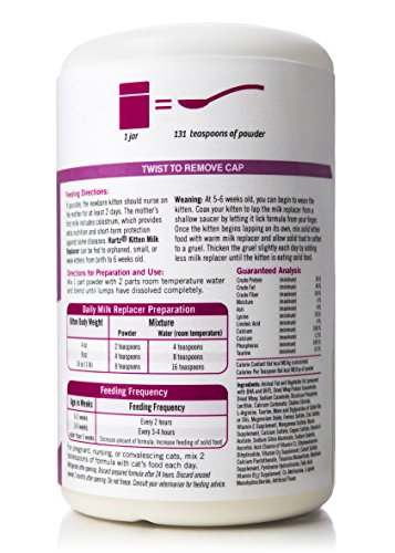 Foto 3 pulgar | Sustitutivo De Leche Para Gatitos Hartz, Fórmula En Polvo, 325 Ml - Venta Internacional.