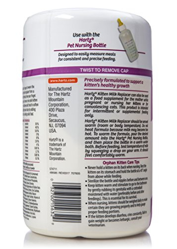Foto 4 pulgar | Sustitutivo De Leche Para Gatitos Hartz, Fórmula En Polvo, 325 Ml - Venta Internacional.