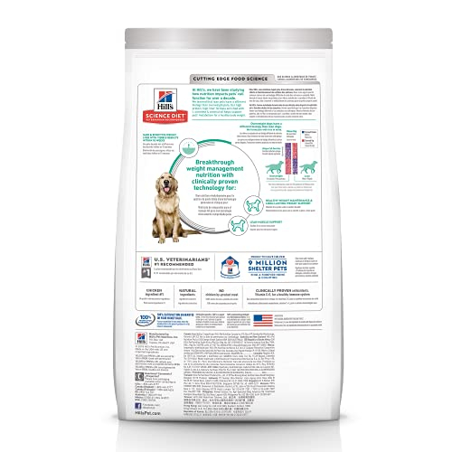 Foto 2 | Alimento Para Perros Hill's Science Diet, Peso Perfecto Para Adultos, 1,8 Kg - Venta Internacional.