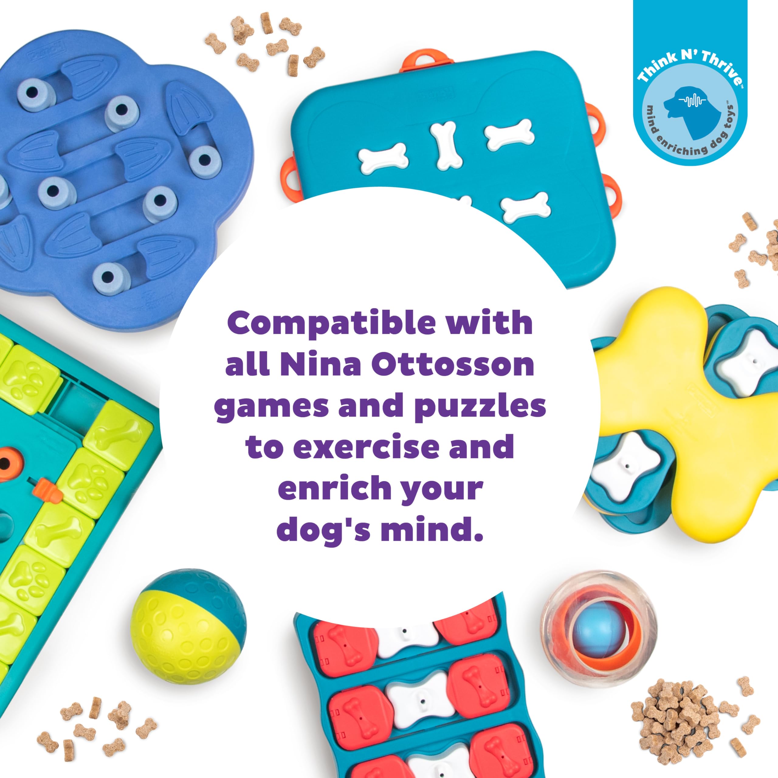 Foto 6 pulgar | Training Treats Outward Hound Nina Ottosson Puzzle Bitez - Venta Internacional.