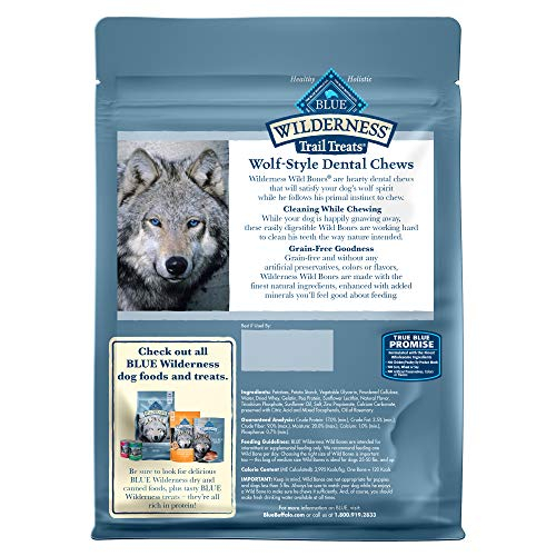 Foto 3 pulgar | Dental Chews Blue Wilderness Wild Bones, 10 Onzas, Para Perros - Venta Internacional.