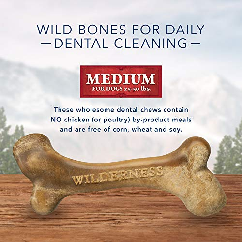 Foto 4 pulgar | Dental Chews Blue Wilderness Wild Bones, 10 Onzas, Para Perros - Venta Internacional.