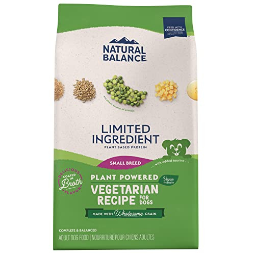 Alimento Para Perros Natural Balance, Vegetariano, Raza Pequeña, 1,8 Kg - Venta Internacional.