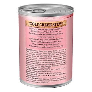 Foto 3 | Comida Húmeda Para Perros Blue Buffalo Wilderness Wolf Creek Stew Salmon - Venta Internacional.
