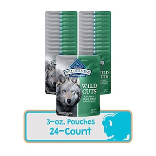 Foto 2 | Alimento Húmedo Para Perros Blue Buffalo Wilderness Trail Toppers Duck 90 G - Venta Internacional.