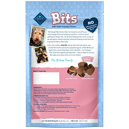 Foto 2 | Dog Treats Blue Buffalo Blue Bits, Receta De Salmón, 120 Ml - Venta Internacional.