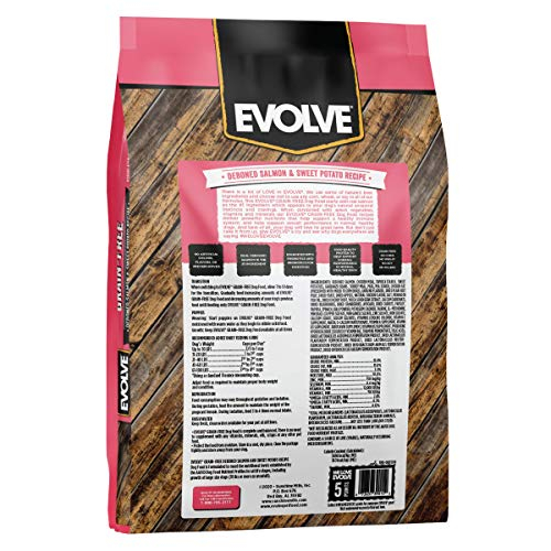 Foto 3 pulgar | Alimento Para Perros Evolve, Salmón Deshuesado Y Batata, 5,4 Kg - Venta Internacional.