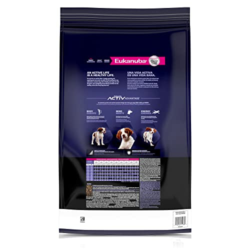 Foto 4 pulgar | Pienso Para Perros Eukanuba Puppy De Raza Mediana 7,26 Kg - Venta Internacional.