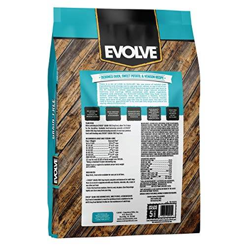 Foto 3 pulgar | Alimento Para Perros Evolve Deshuesado Para Pato, Boniato Y Venado, 5 Kg - Venta Internacional.