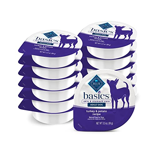 Comida Húmeda Para Perros Blue Buffalo Basics Para El Cuidado De La Piel Y El Estómago, Pavo - Venta Internacional.